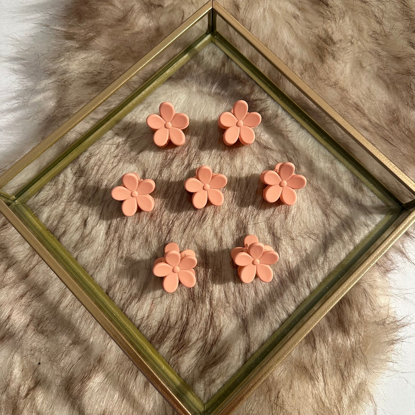 Mini haarklemmen - bloemen