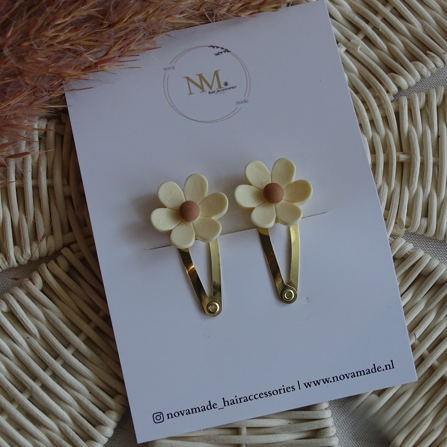 Klikklak | set - madelief beige