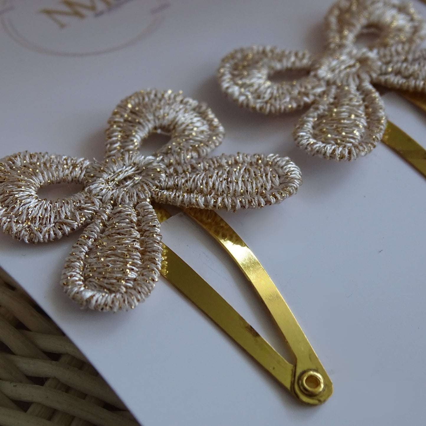 Klikklak | set - gouden strik
