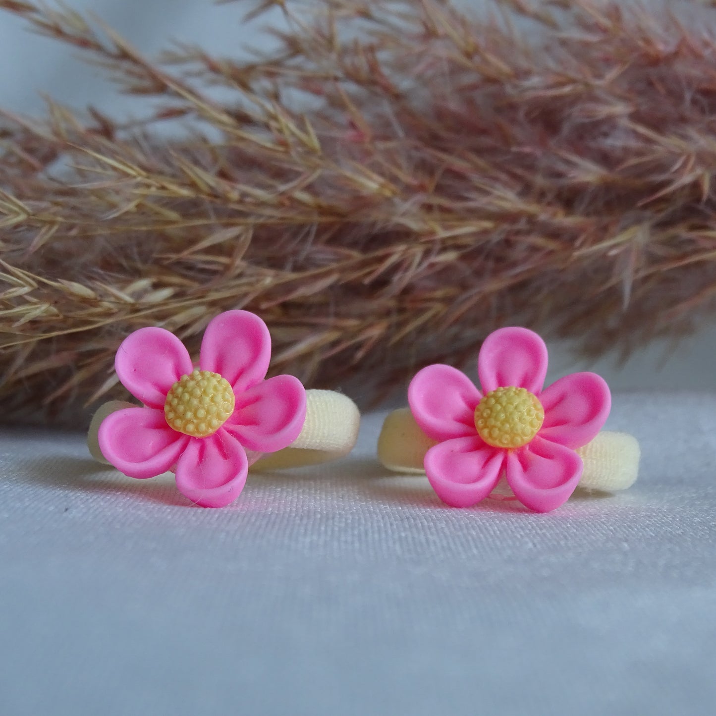 Elastiek | madelief roze