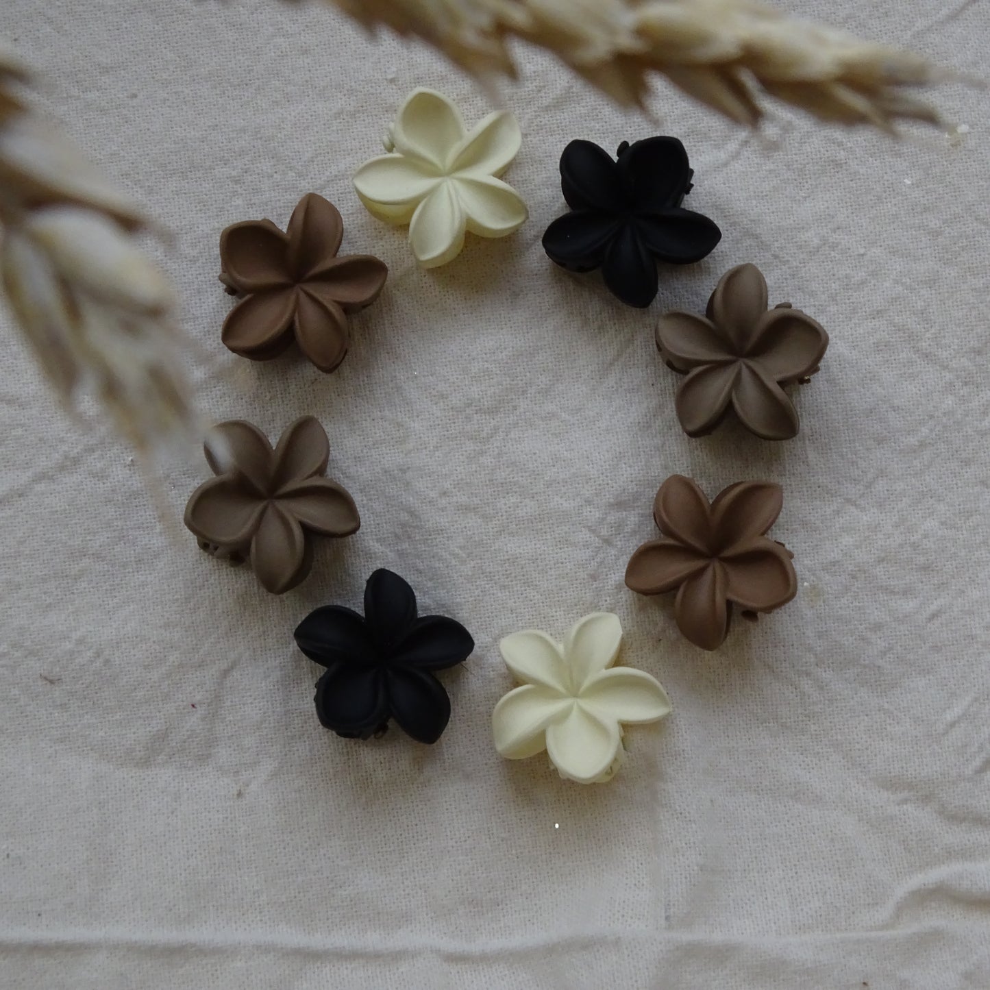 Mini collectie | plumeria's nude