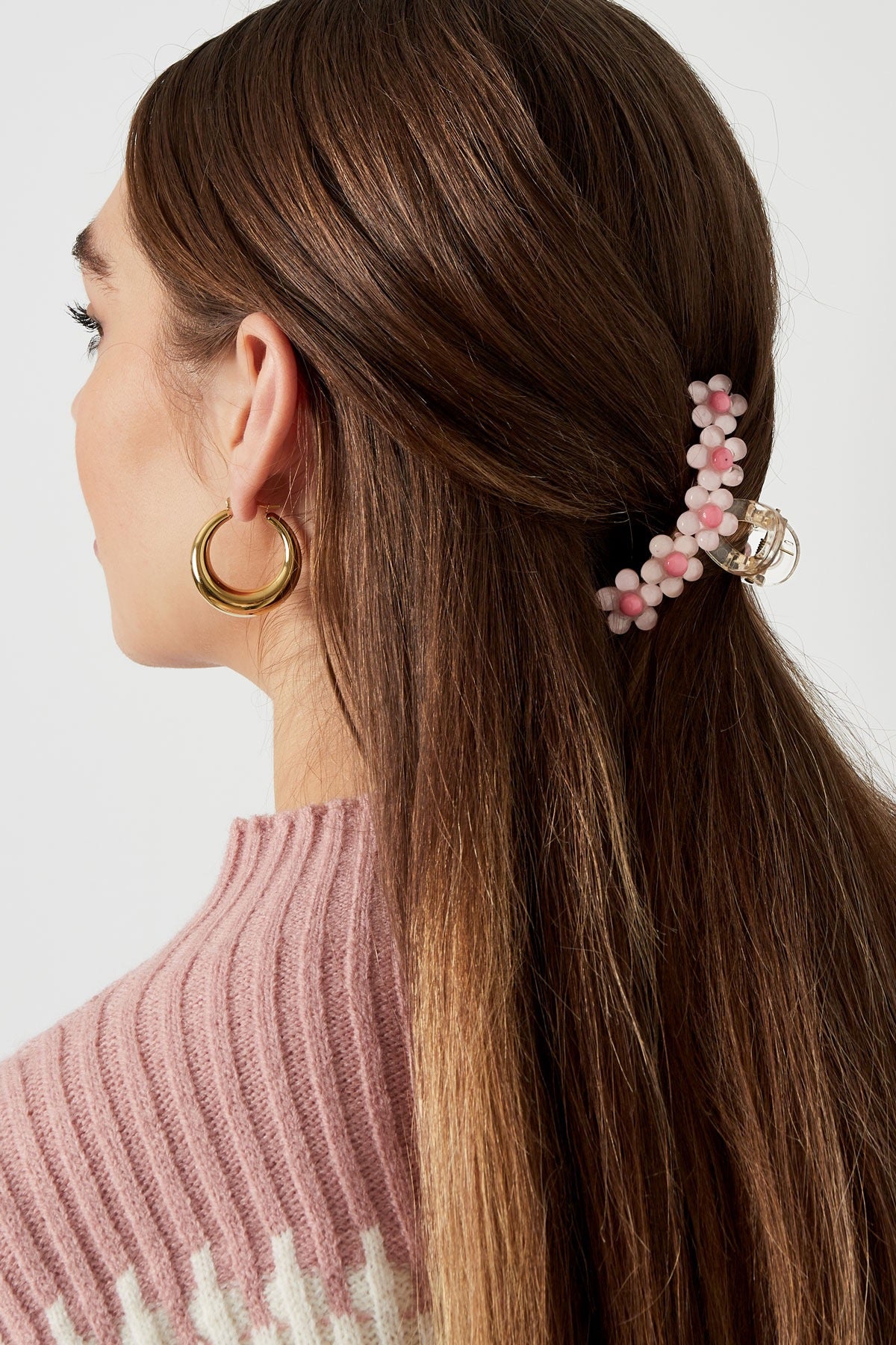 Haarklem daisy | roze