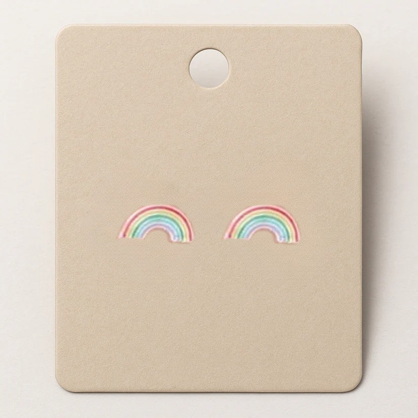 Oorbel mini | regenboog