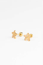 Studs Oorbellen - Gouden Flora
