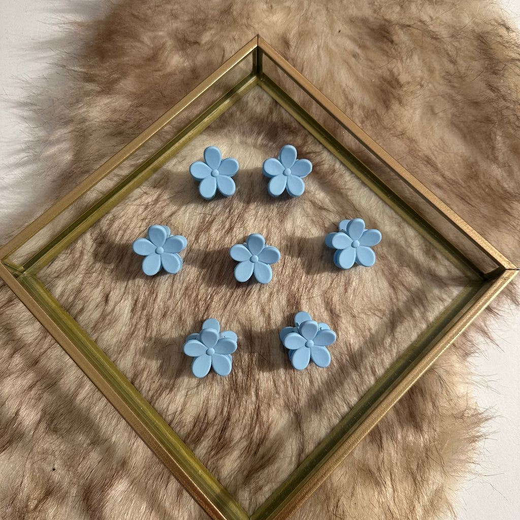Mini haarklemmen - bloemen