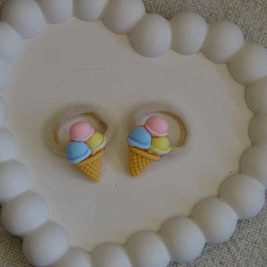 Elastiek | zomerse smurfen ijs