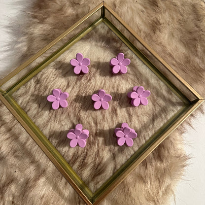 Mini haarklemmen - bloemen