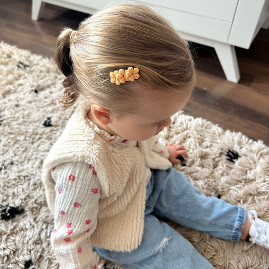 Anti slip -  gele bloemetjes