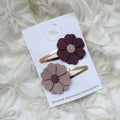 Klikklak | burgundy bloemen