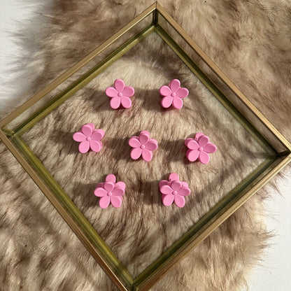 Mini haarklemmen - bloemen