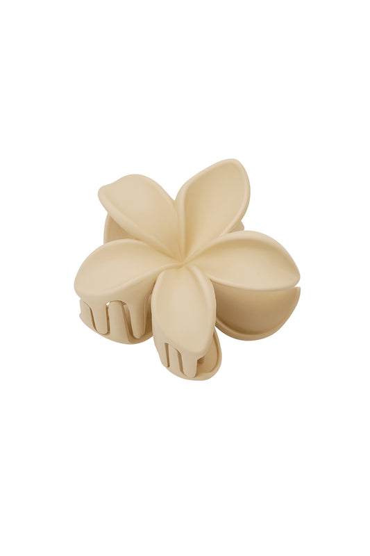 Haarklem bloem | beige