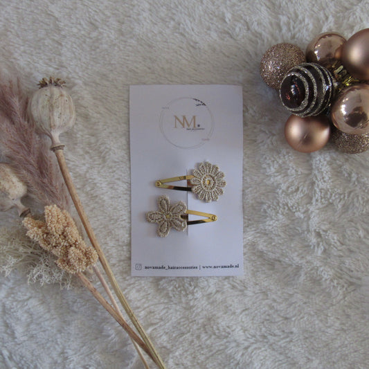 December collectie | klikklak - gouden bloemen mix