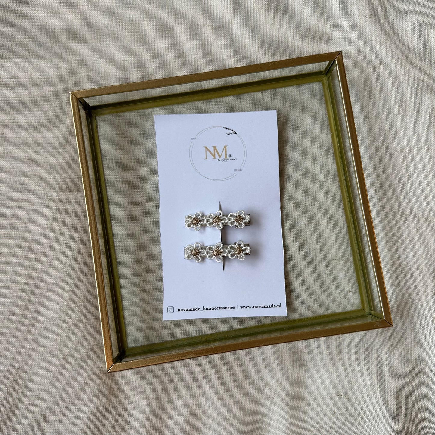 Zomer collectie ☀️ - white golden flower