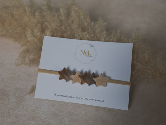 Festive collectie | haarband - frosted stars