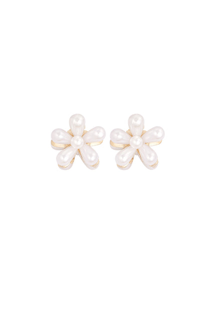 Mini haarklemmen | pearl flower
