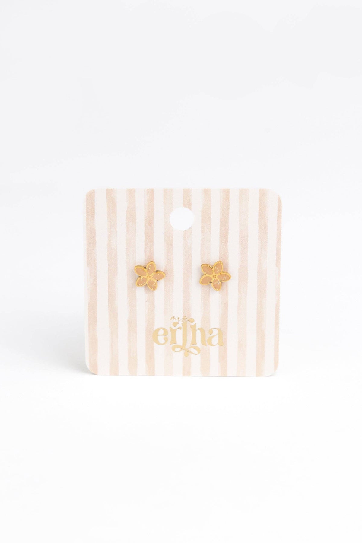 Studs Oorbellen - Gouden Flora