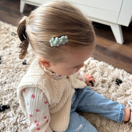 Anti slip - groene bloemetjes