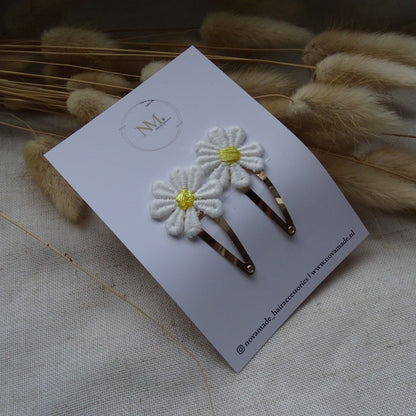 Klikklak | set Daisy - geel