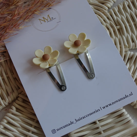 Klikklak | set - madelief beige