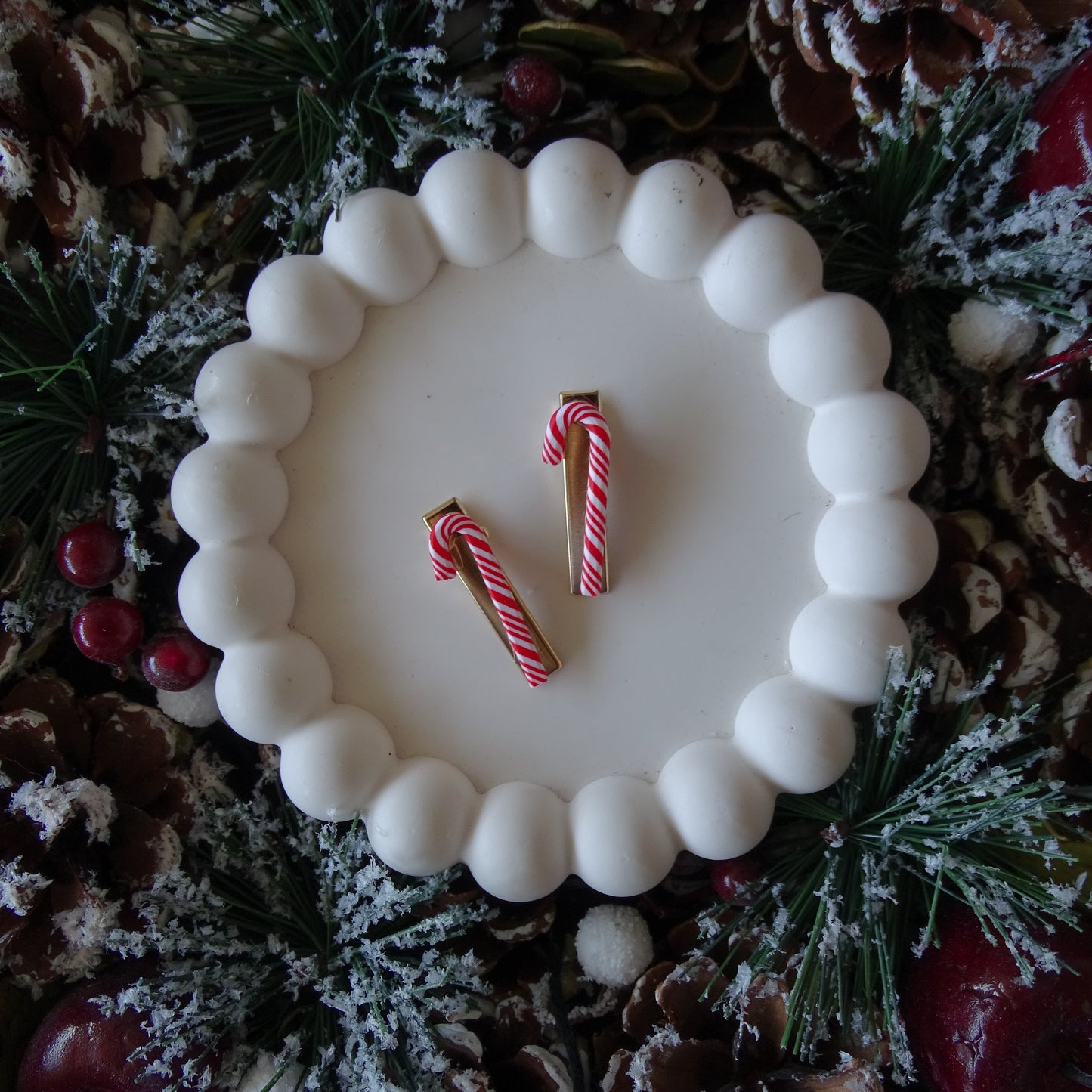 Alligator speld | Candy Cane