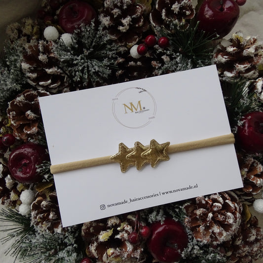 Festive collectie | haarband - gouden ster