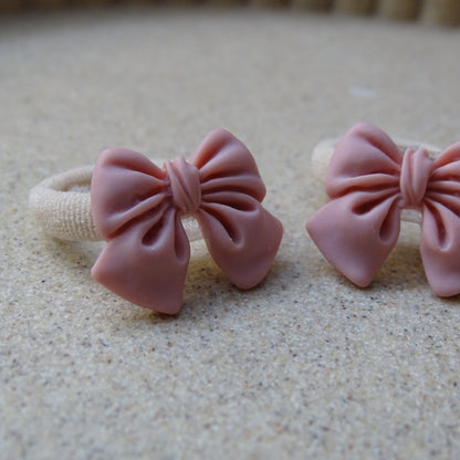 Elastiek | strik - roze