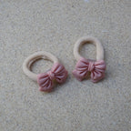 Elastiek | strik - roze