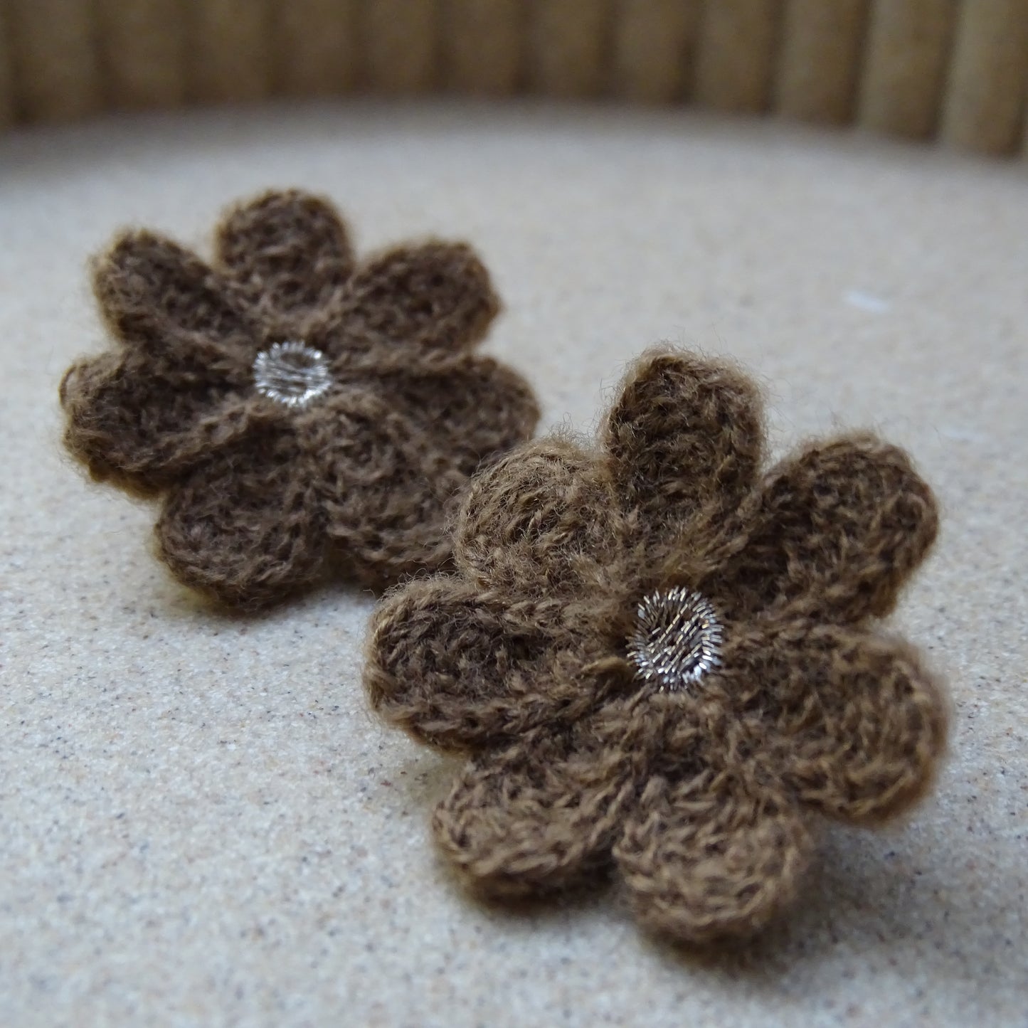 Elastiek | madelief - bruin