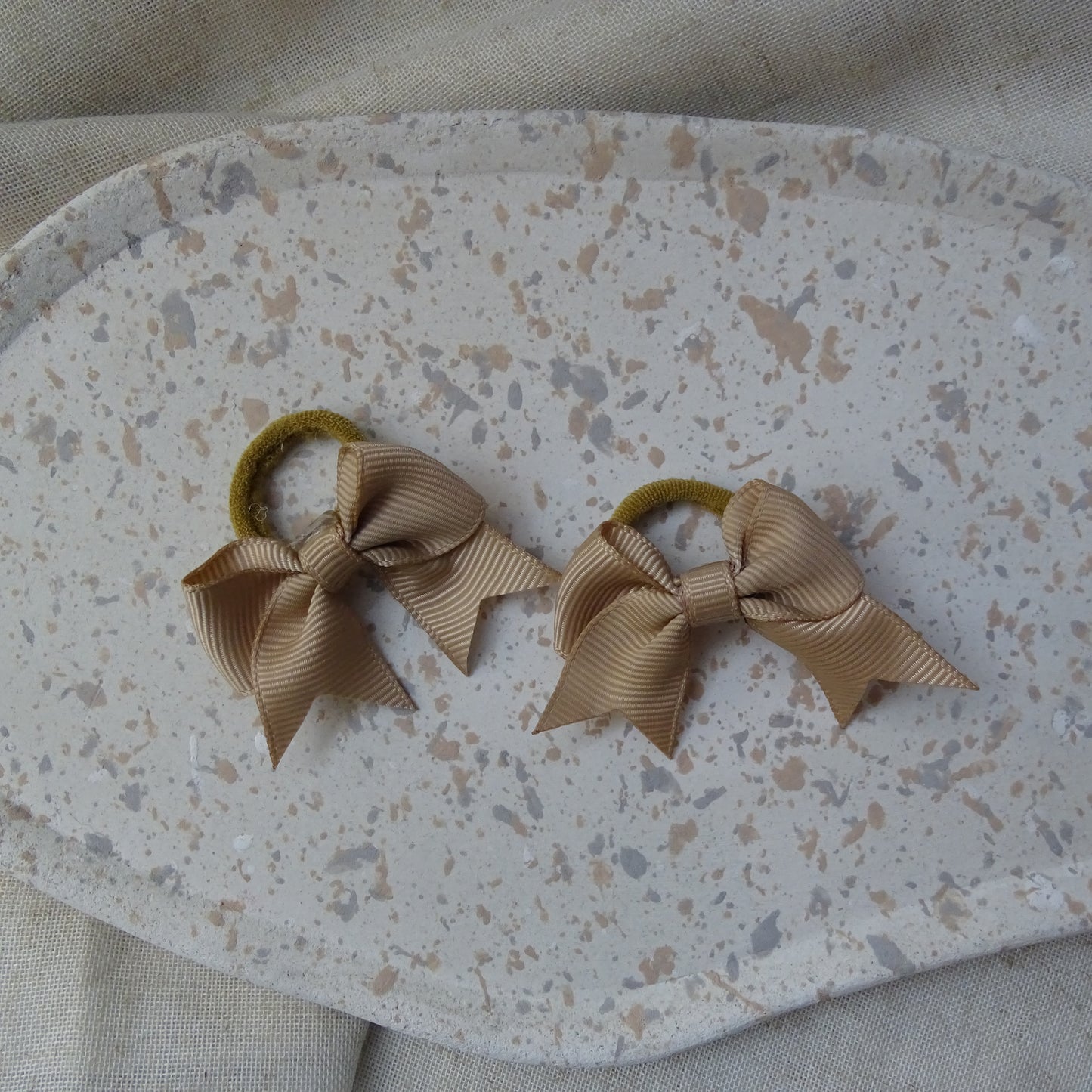 Elastiek | strik - cream