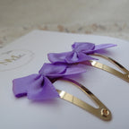 Klikklak | mini bow - paars
