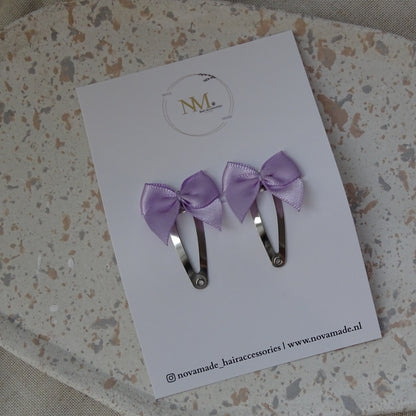 Klikklak | mini bow - lila