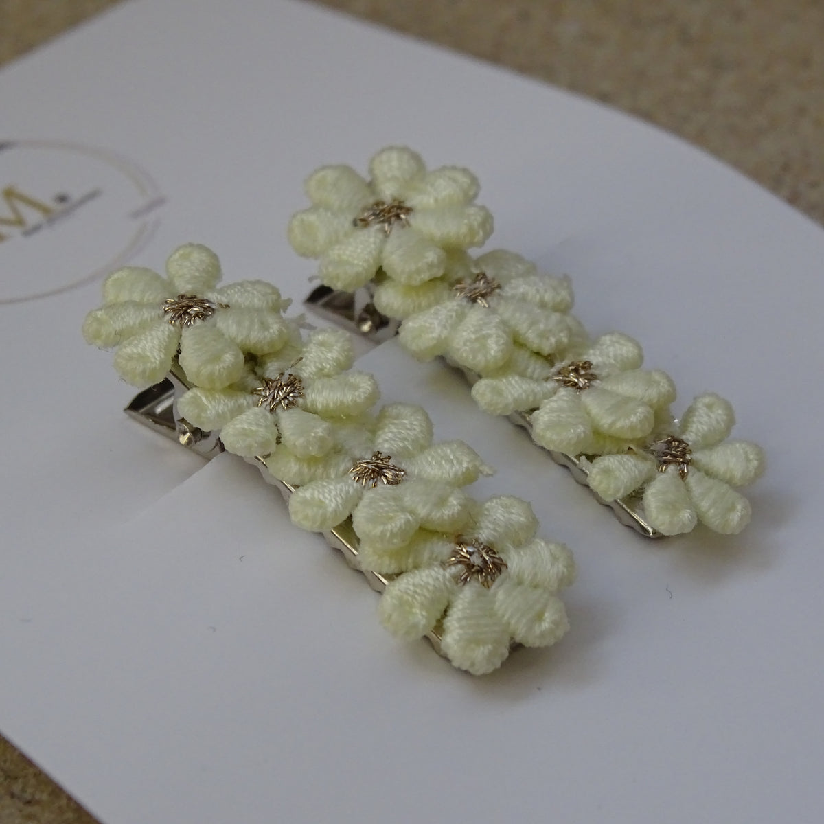 Alligator | mini madeliefjes - wit