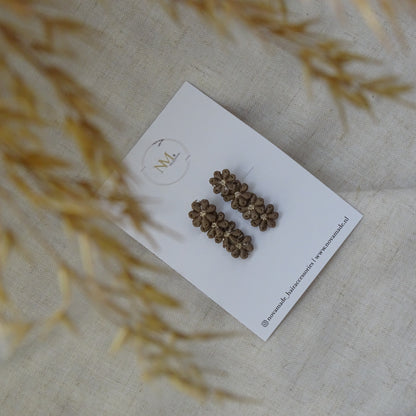 Alligator | mini madeliefjes - bruin