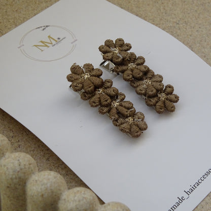 Alligator | mini madeliefjes - bruin