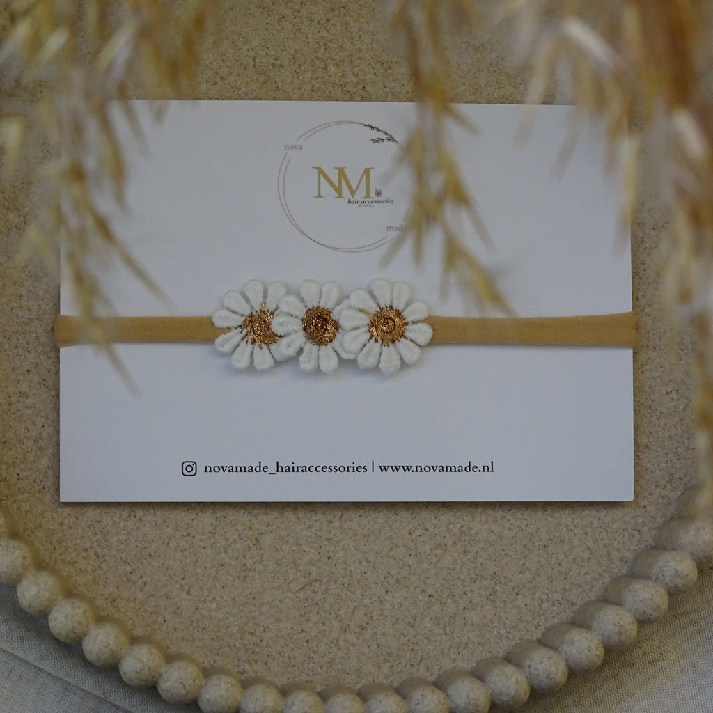 Haarband | Madelief bronzen