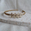 Diadeem - mini golden flower