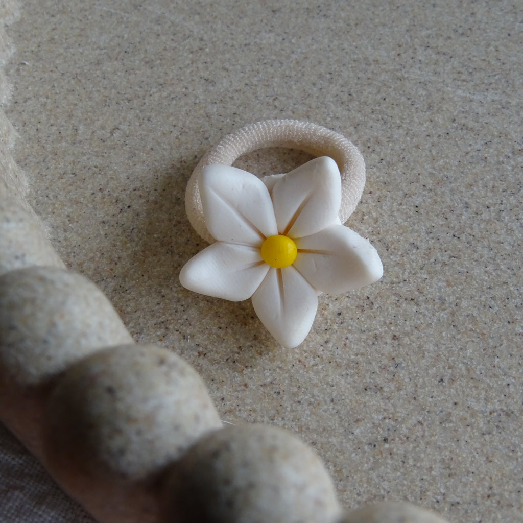 Elastiek | white flower