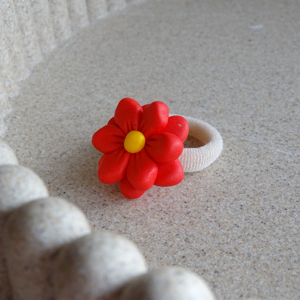 Elastiek | red flower