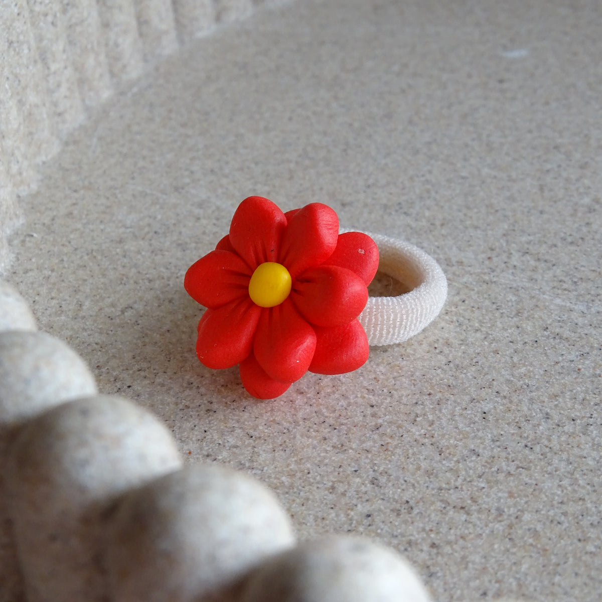 Elastiek | red flower