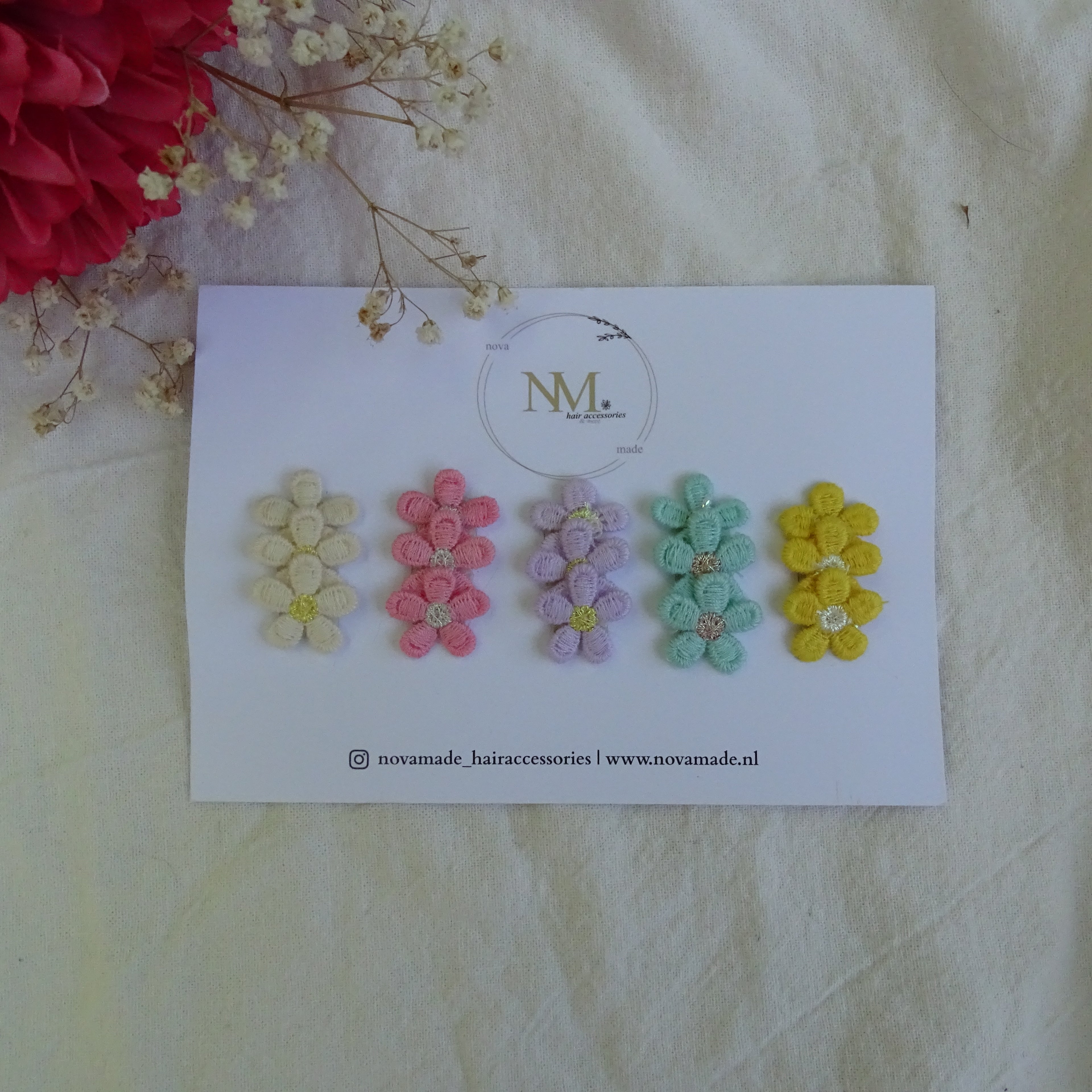 Anti slip | gekleurde bloemen mix