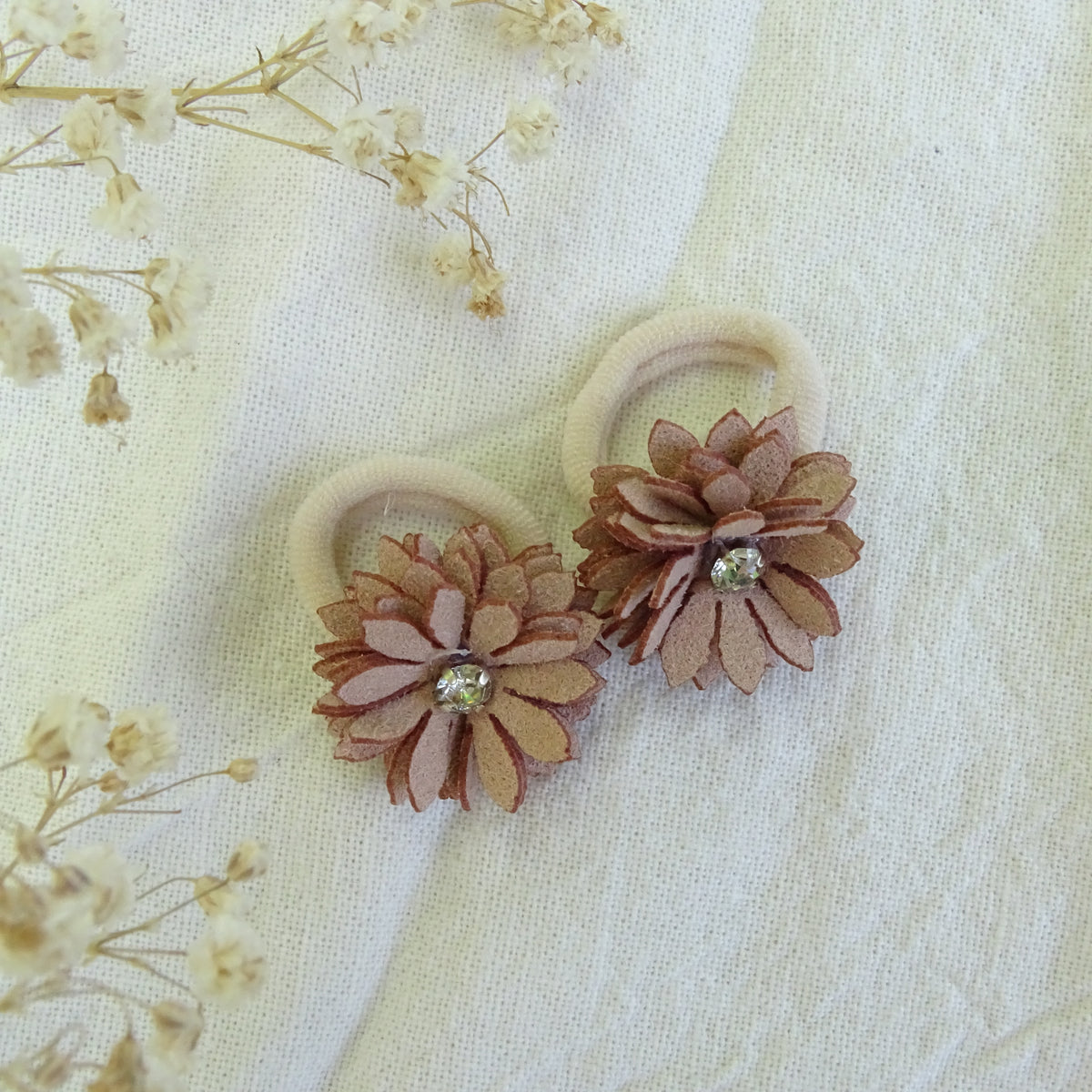 Elastiek | Bloomy pink