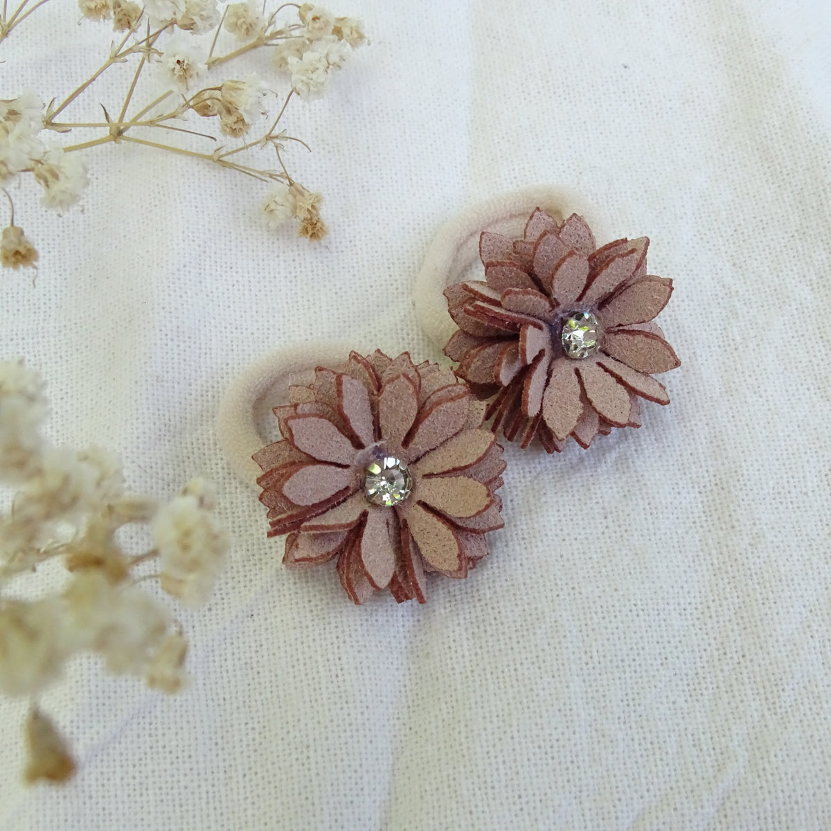 Elastiek | Bloomy pink