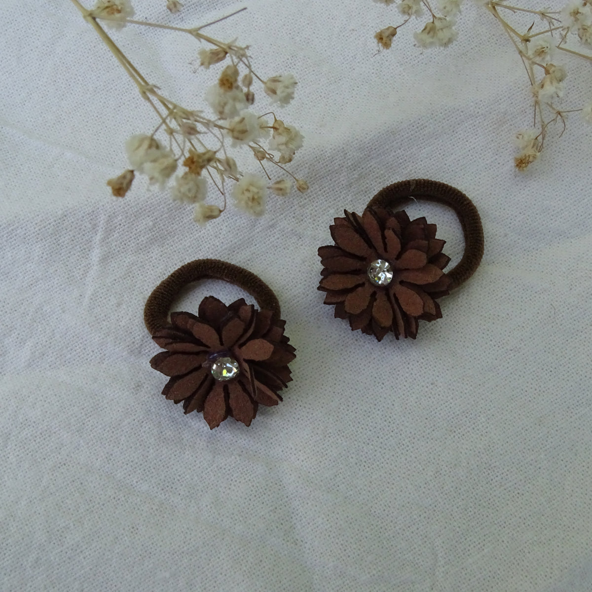 Elastiek | Bloomy brown