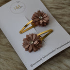 Klikklak | set Bloomy - brown