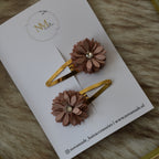 Klikklak | set Bloomy - brown