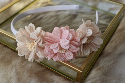 Lovely Wedding | blush blossom tiara