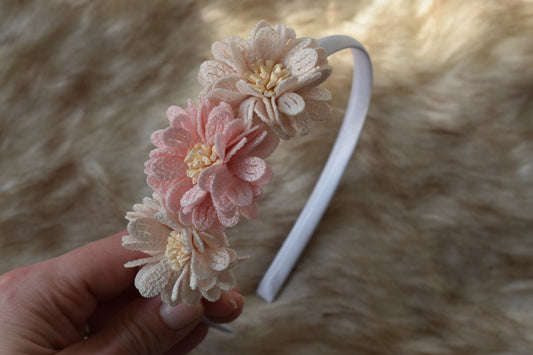Lovely Wedding | blush blossom tiara