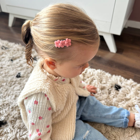 Anti slip - roze bloemetjes