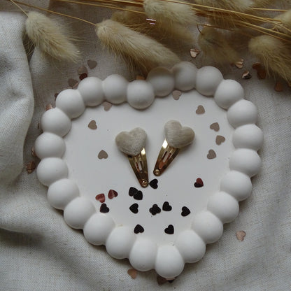 Klikklak | beige hartje