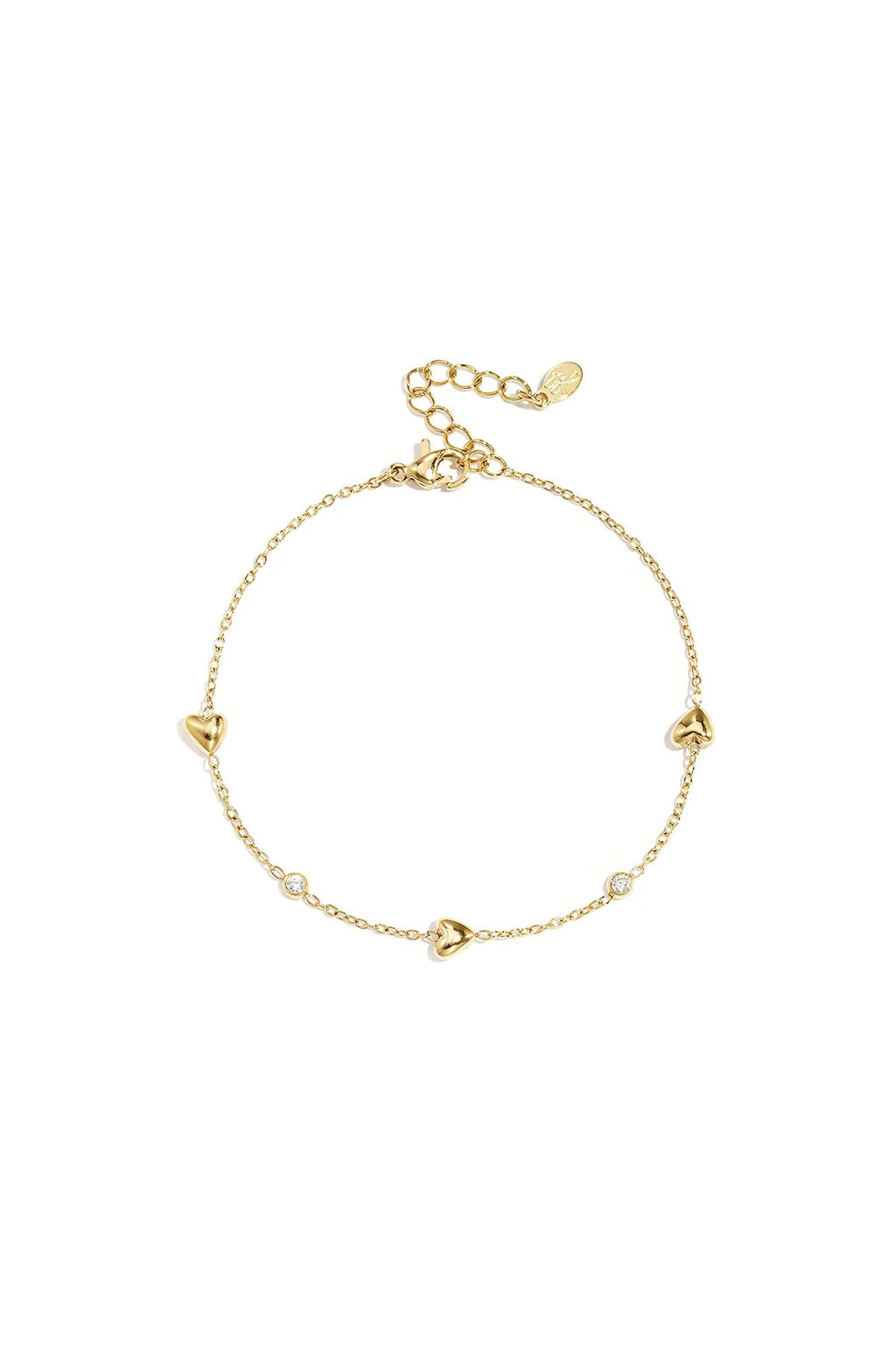 Armband | gevulde hartjes